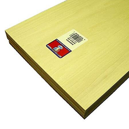 1/4 x 8 x 24 Basswood Sheets-SKU 4134