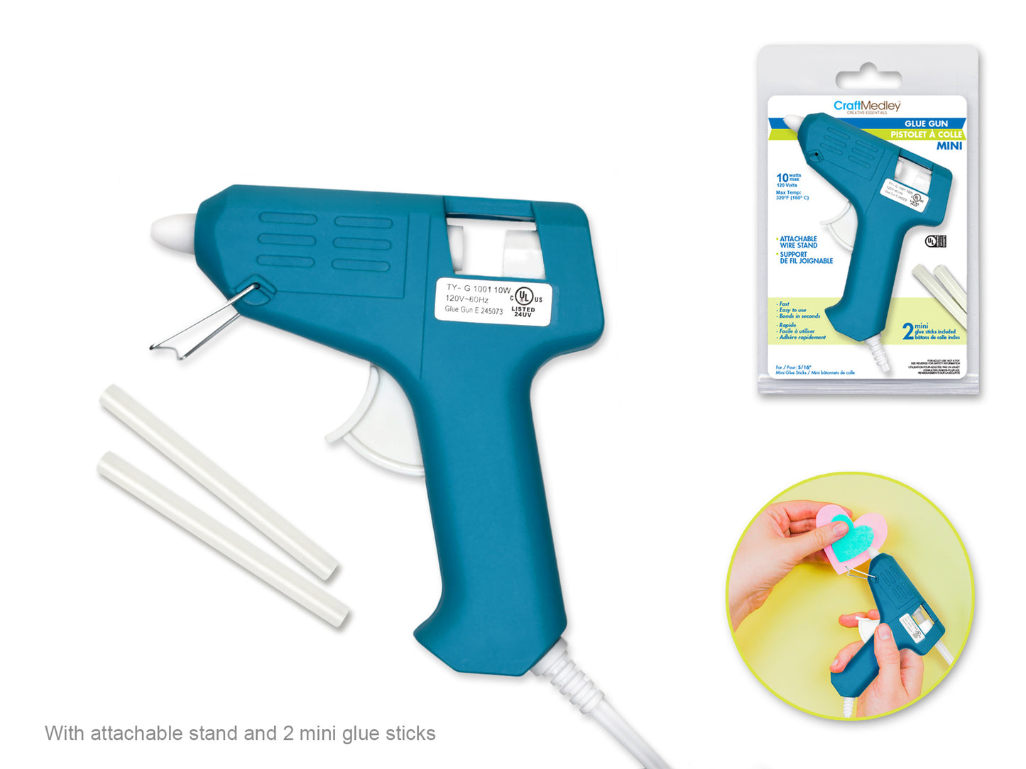Glue Gun: 10W Mini w/Trigger cULus Rated 120V