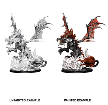Pathfinder Deep Cuts Unpainted Miniatures: Nightmare Dragon