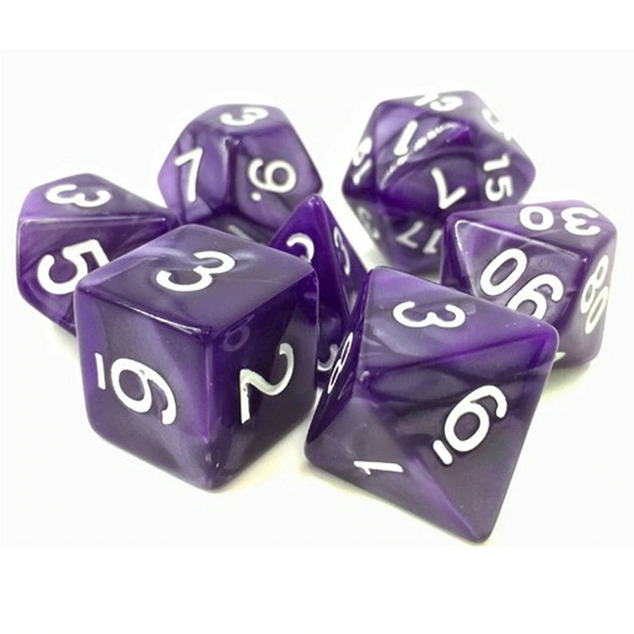 DRAGON'S DICE - 7CT Nightstalker - 16MM DICE SET