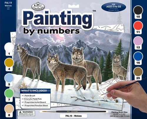 PAINT BY NUMBERS - Wolves