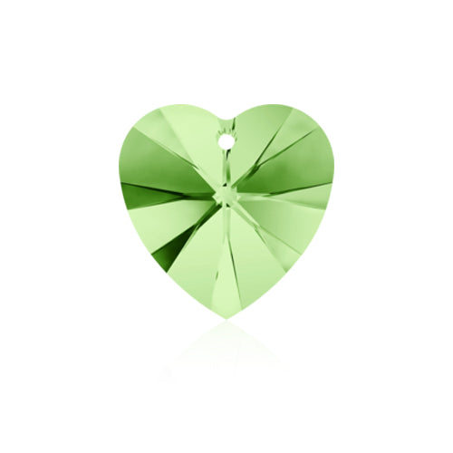 Swarovski Pendant 6228 Heart 10.3x10mm Peridot