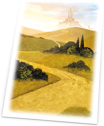 Ultimate Guard Standard Sleeves Plains Lands Edition Card Game (80 Pack),