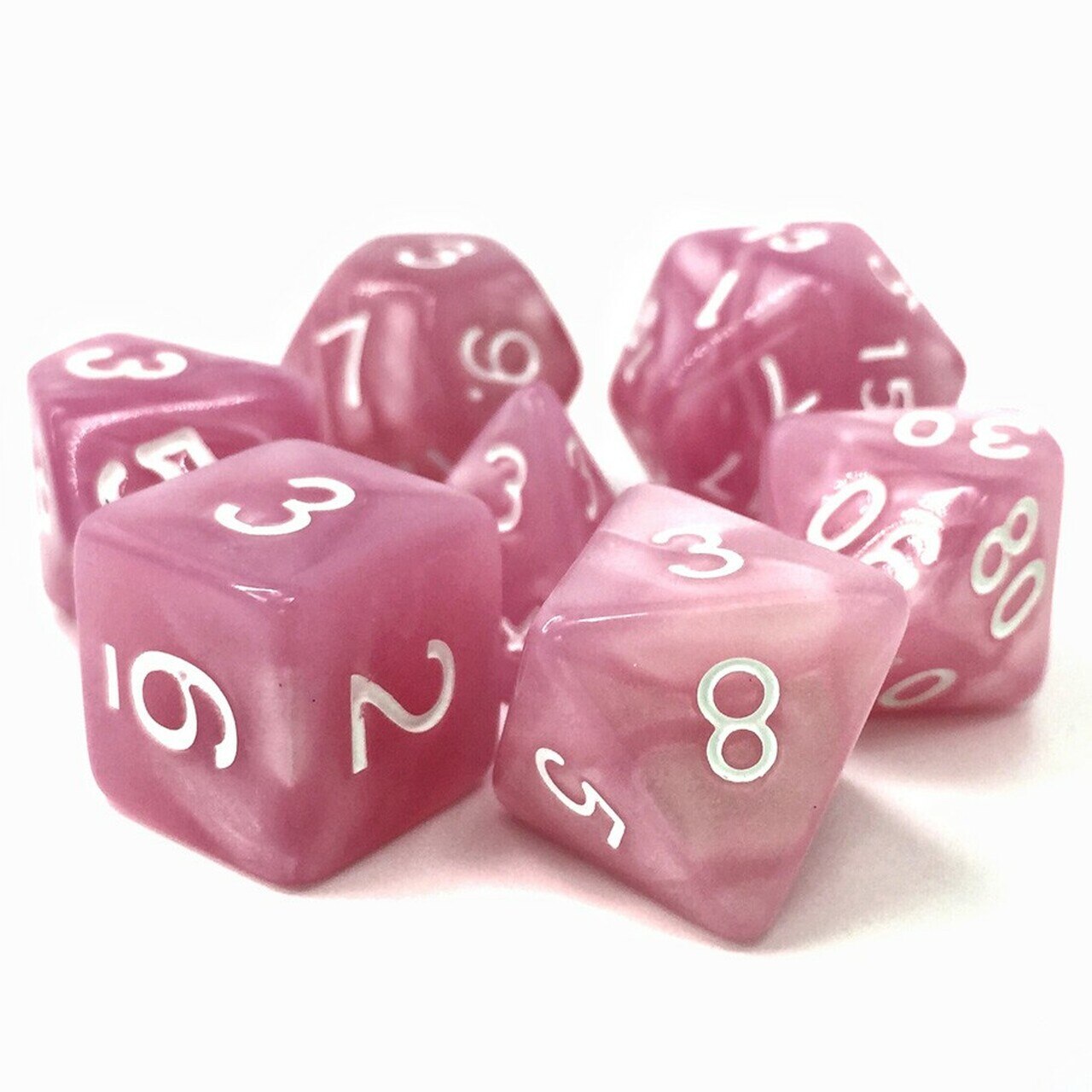 DRAGON'S DICE - 7CT Poison Petals - 16MM DICE SET