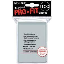 PRO-FIT STANDARD SIZE DECK PROTECTORS (100 CT.)