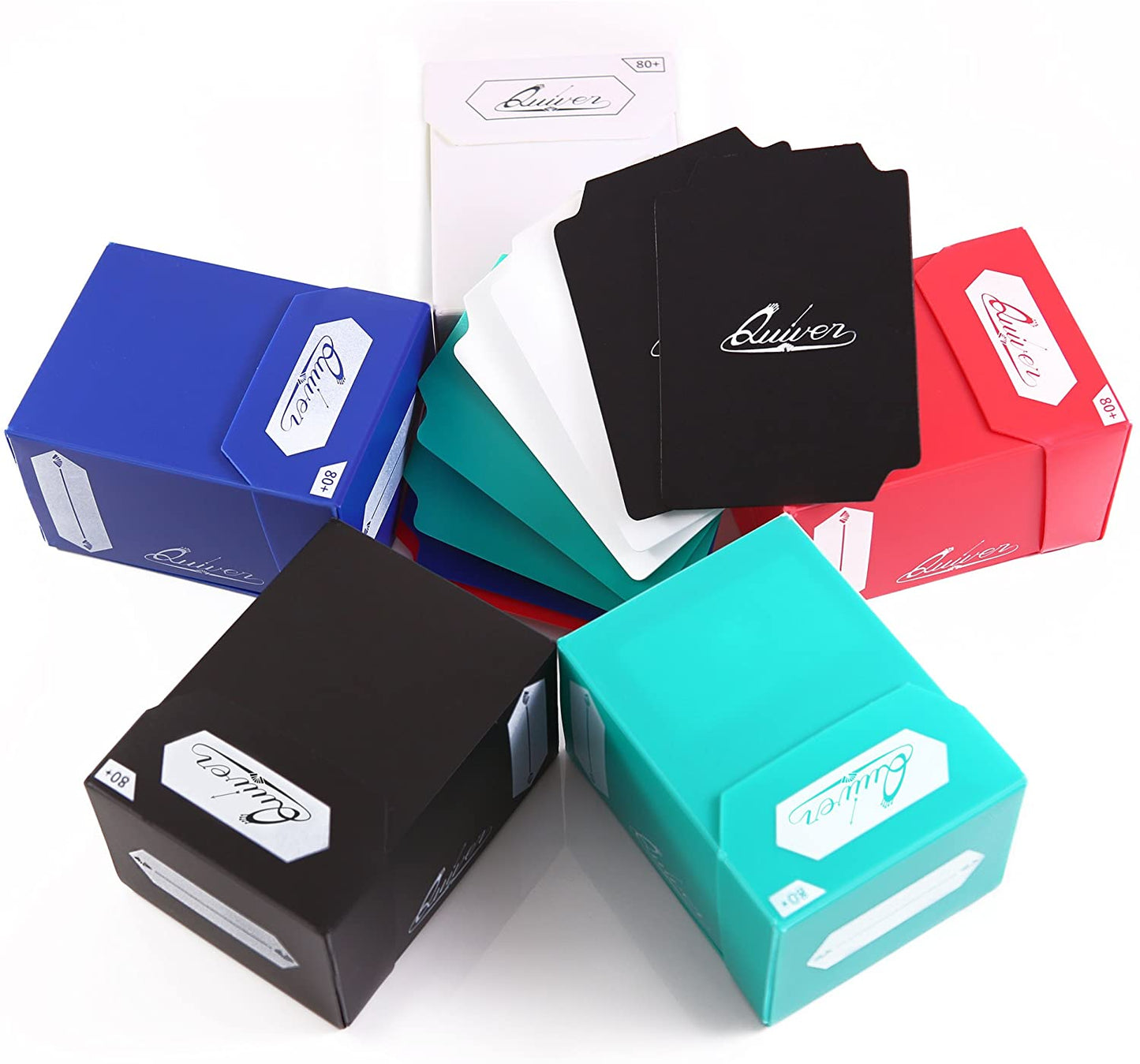 Standard Deck Blocks with Double Dividers White, Black, Blue, Red & Green