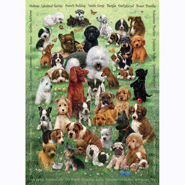 Cobble Hill 350pc Family Puzzle - Puppy Love