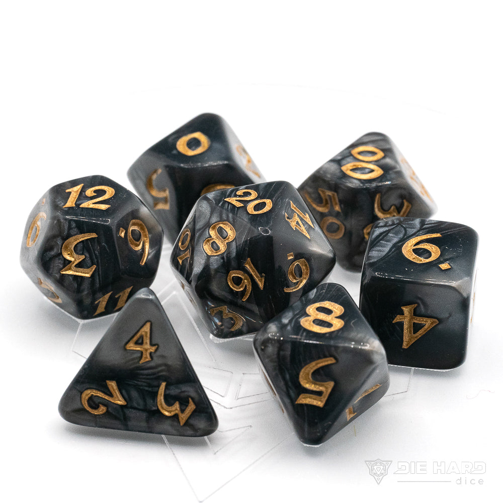 Die Hard -POLY RPG SET - ELESSIA Shale W/ GOLD
