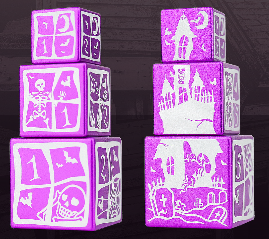 SD HALLOWEEN HAUNTED HOUSE STACKABLE 3D6 SET
