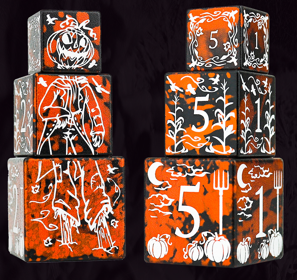 SD HALLOWEEN SCARECROW STACKABLE 3D6 SET