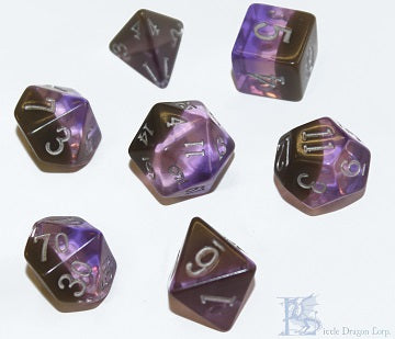 LD BIRTHDAY DICE FEBRUARY AMEYTHYST – 7 Piece Dice Set