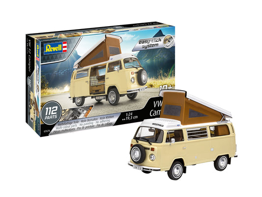 1:24 REVELL 07676 VOLKSWAGEN VW T2 CAMPER BUS - EASY CLICK SYSTEM