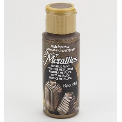 DecoArt® Dazzling Metallics® Paint, 2 oz. Rich Espresso