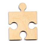 Puzzle Piece - 1 1/2" Internal