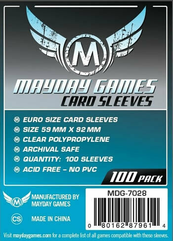 Euro Card Sleeves (59x92mm)