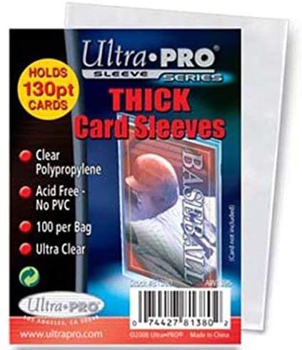 Ultra Pro 130pt Thick Card Sleeve Pack