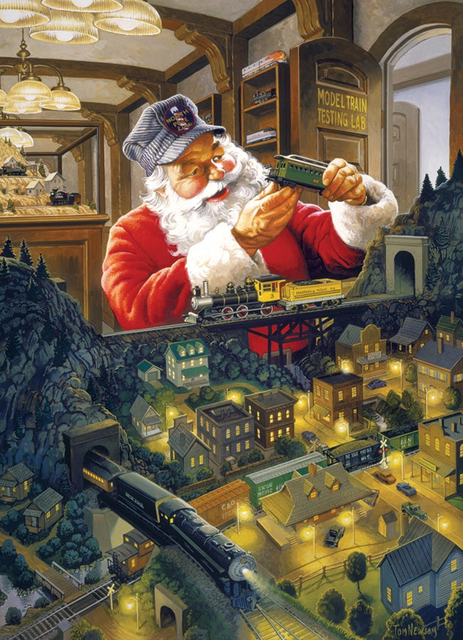 500pc Puzzle Cobble Hill Santa's Railway
