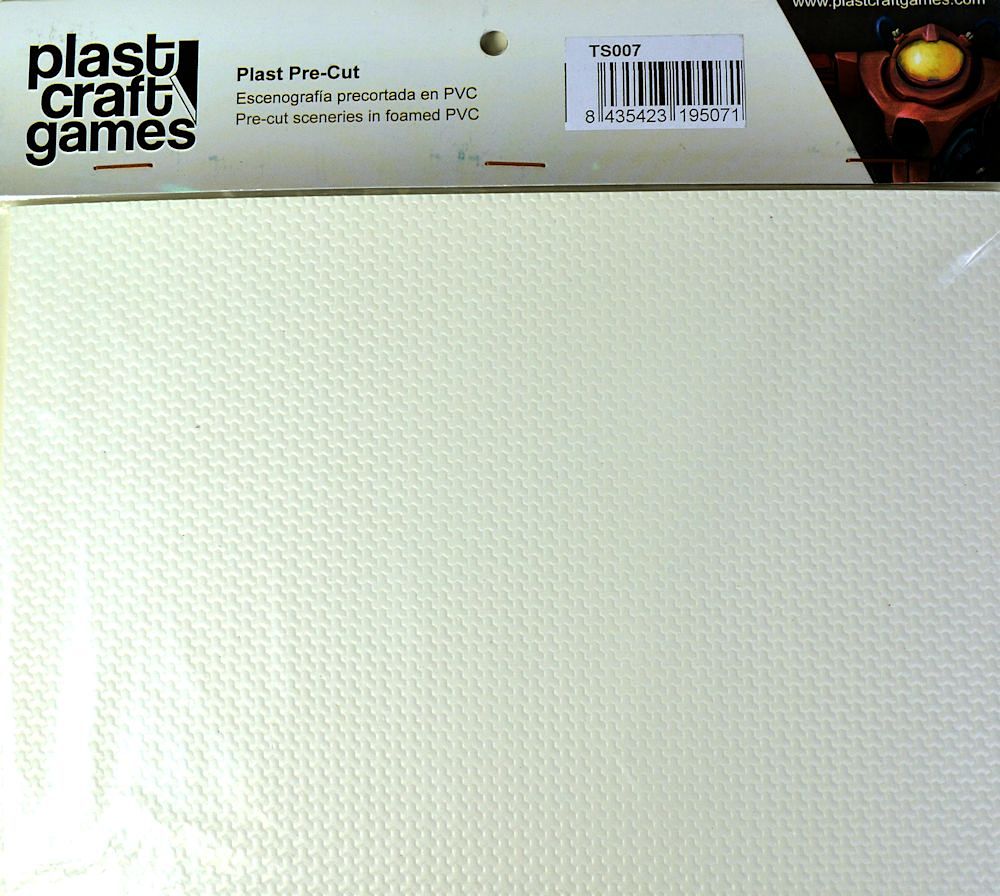 Plast Craft Games: Textured Plastic Sheets - Sci-Fi Flooring 28mm to 35mm Scale