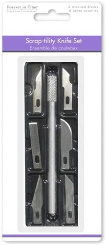 Forever in Time ST200 Utility Knife Set w/ 6 Blades NIB