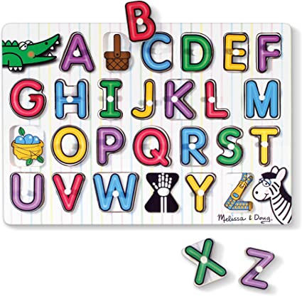 See-Inside Alphabet Peg Puzzle - 26 pieces