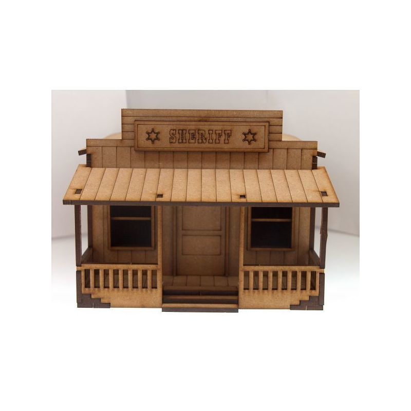 Bandua Wargames: SHERIFF OFFICE SCENERY WARGAMES 28MM / 32MM