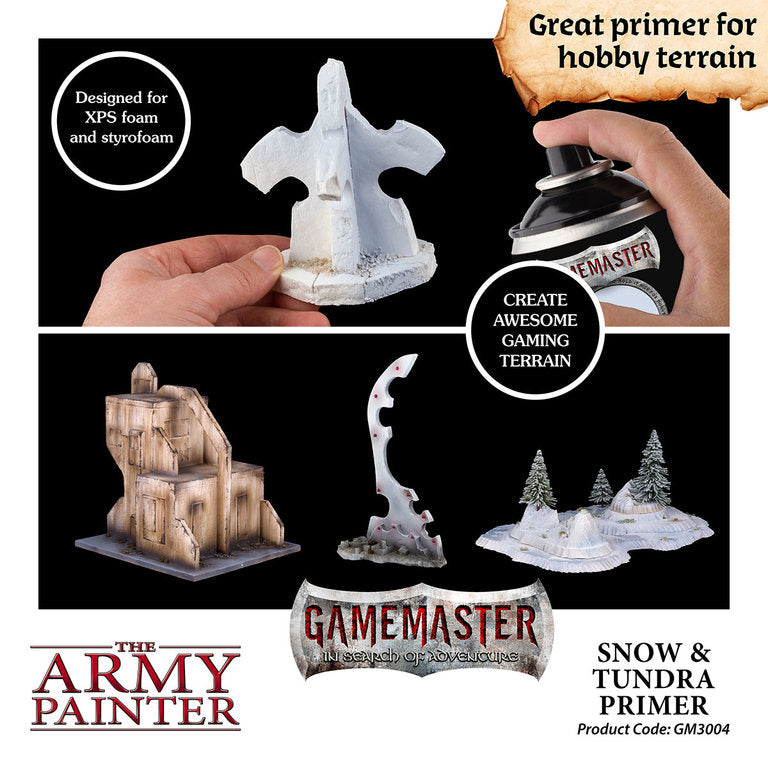 Gamemaster Terrain Primer Spray (300 mL) - Snow & Tundra
