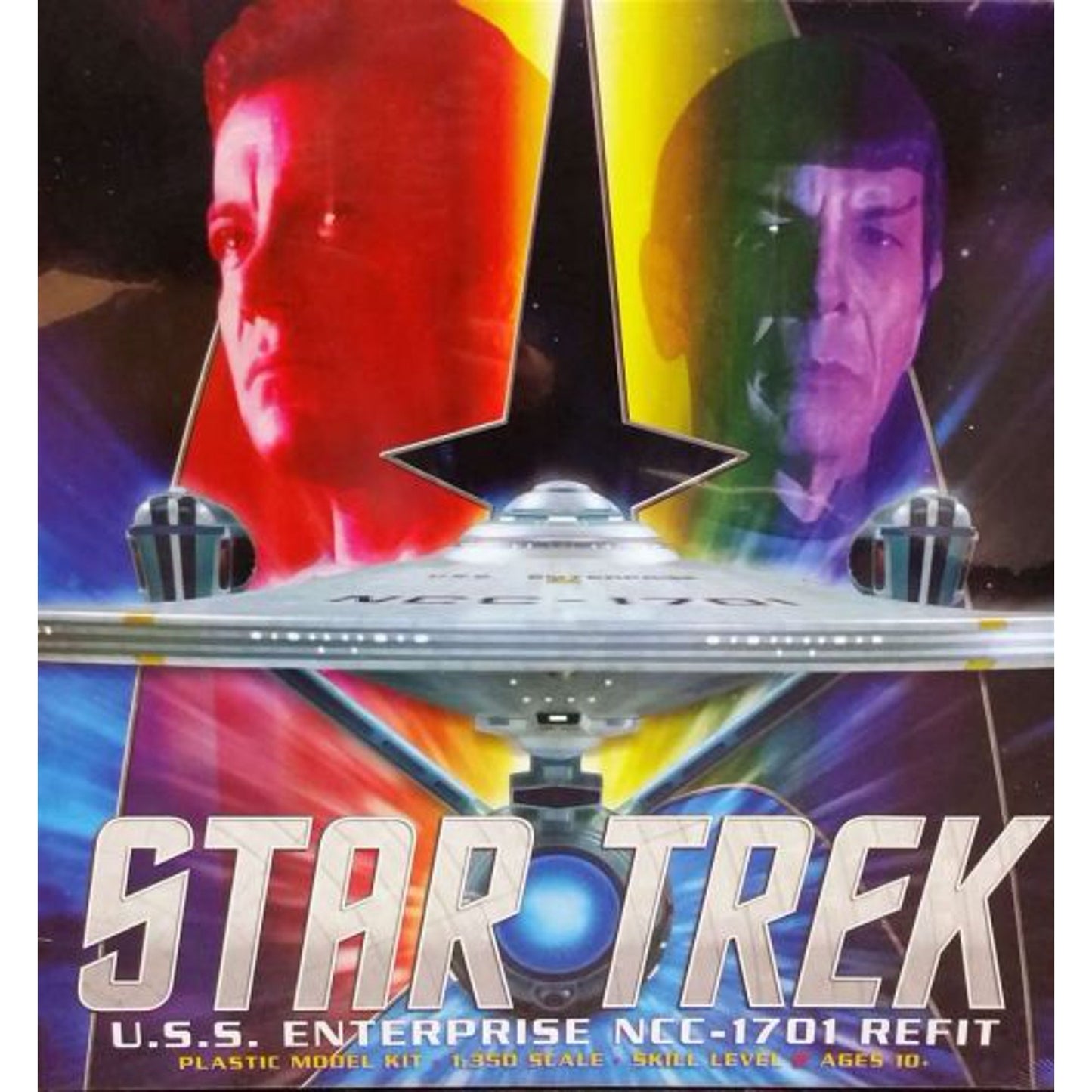 POLAR LIGHTS STAR TREK U.S.S. ENTERPRISE REFIT 1:350 SCALE MODEL KIT