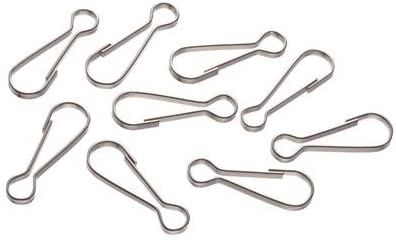 Lanyard Hook - Nickel Plated - 23mm - 72 Pieces (Darice 1881-27)
