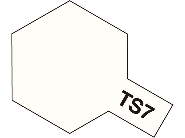 Tamiya Color Spray Paints no.7 TS-7 Racing white Item No: 85007
