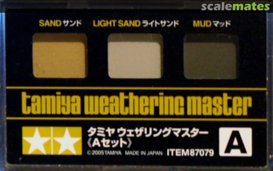 Weathering Master Set A (Sand, Light Sand, Mud) Tamiya | No. 87079