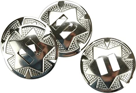 Tandy Leather Factory Tandy Leather 1-1/4" Slotted Round Conchos with Star Design