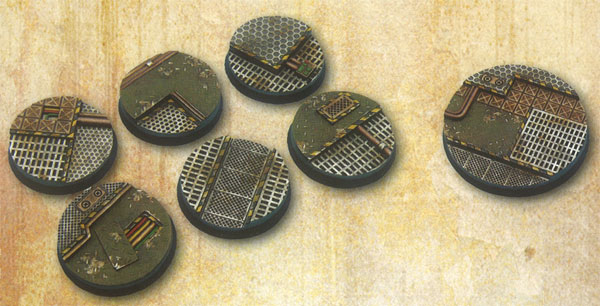 MICRO ART STUDIO - Tech Large Base Set 6x 40mm, 1x 50mm