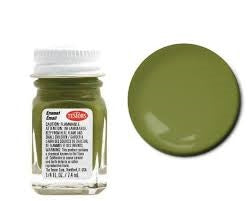 Testors 1164 Enamel Flat Green 1/4 oz