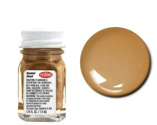 Testors 1182 Enamel Brass 1/4 oz