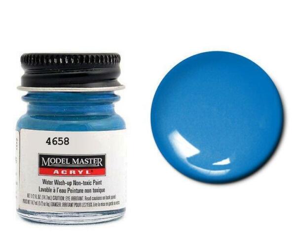 Testors Model Master Acryl: Transparent Clear Blue 4658