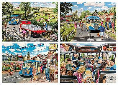 The Country Bus 4 x 500 pc Puzzles