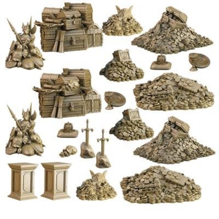 Terrain Crate Environment Miniatures Treasury 22 pcs
