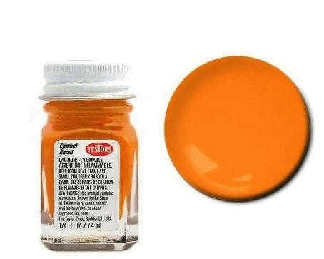 Testors 1115 Turn Signal Amber Enamel 1/4 oz