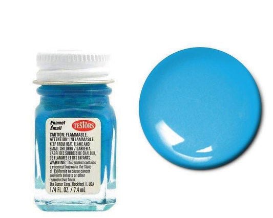 Testors 1107 Enamel Gloss Turquoise 1/4 oz