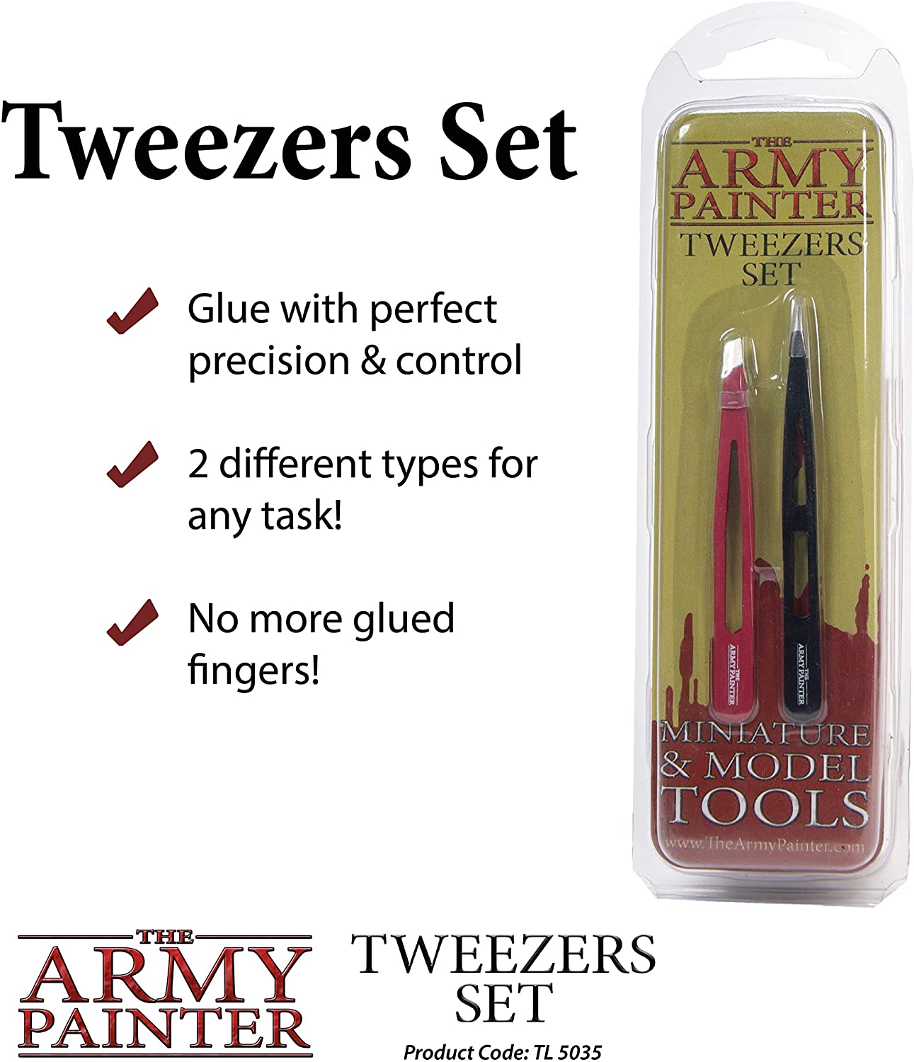 THE ARMY PAINTER TWEEZERS SET