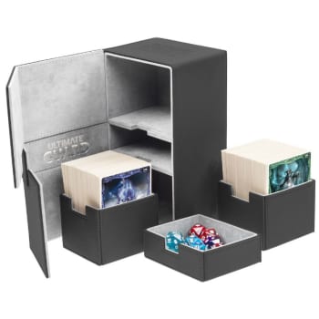 Twin Flip'n'Tray Deck Case - XenoSkin Standard 200+ Black