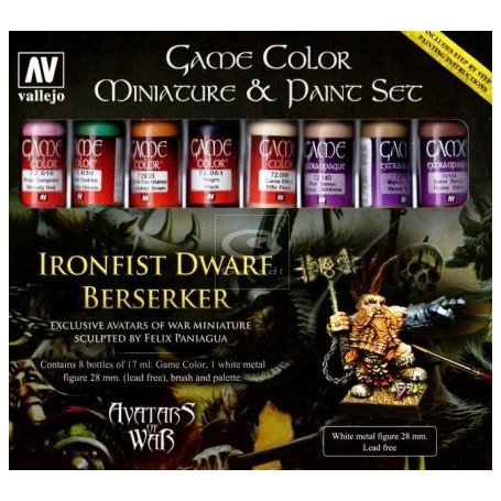 Vallejo IRONFIST DWARF BERSERKER - w/paints
