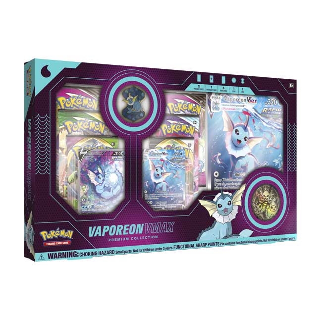 Pokémon TCG: Vaporeon VMAX Premium Collection