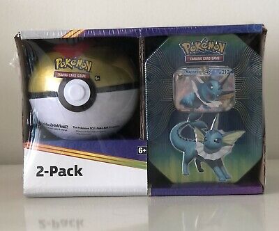 Pokemon - Pokeball Tin Combo - Vaporeon