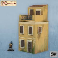Plast Craft Games - Venetian Building with Attic