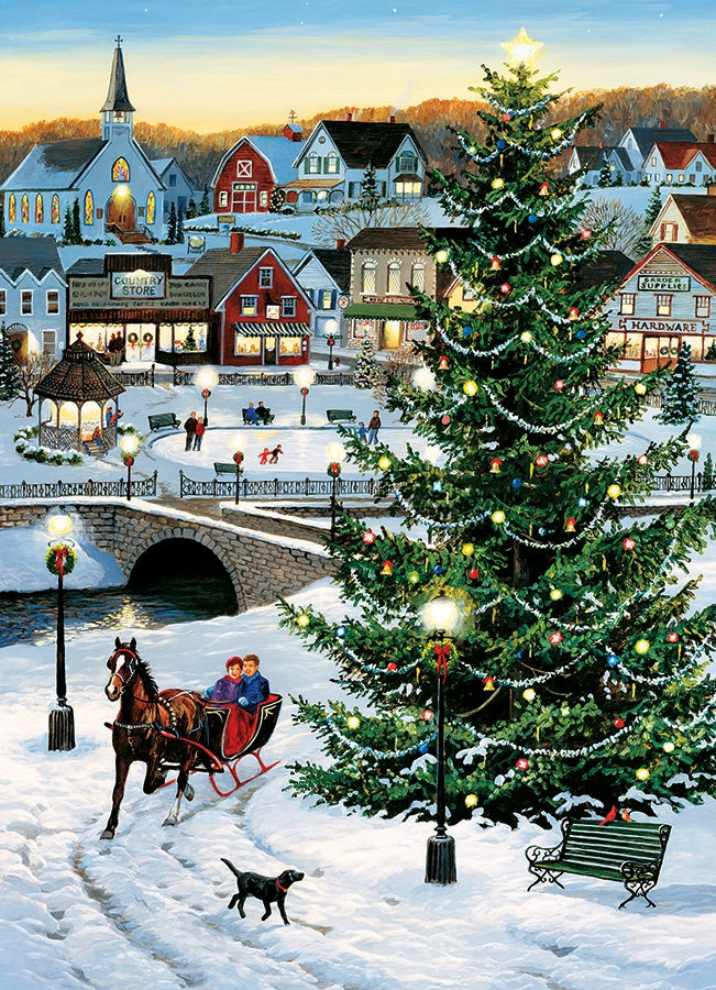 Cobble Hill Village Tree 1000 Pc Puzzle