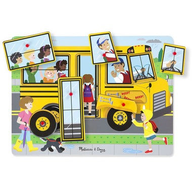 Melissa & Doug The Wheels On The Bus Sound Puzzle