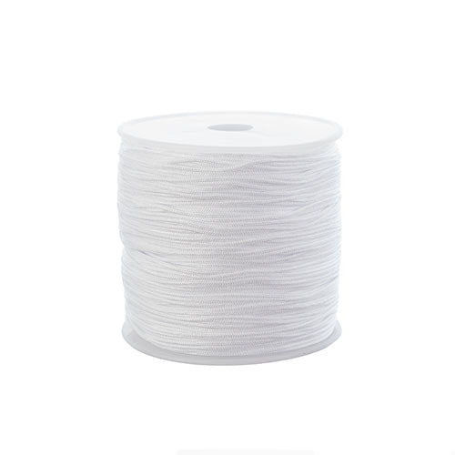 Nylon Beading Knotting Cord 0.8mm 90m apx 100yds/Spool White