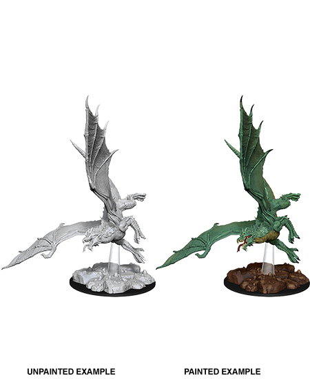 D&D MINIATURE: 73684 YOUNG GREEN DRAGON WAVE 8