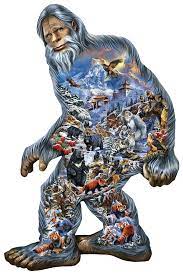 Yeti Shaped 850 Piece Puzzle
